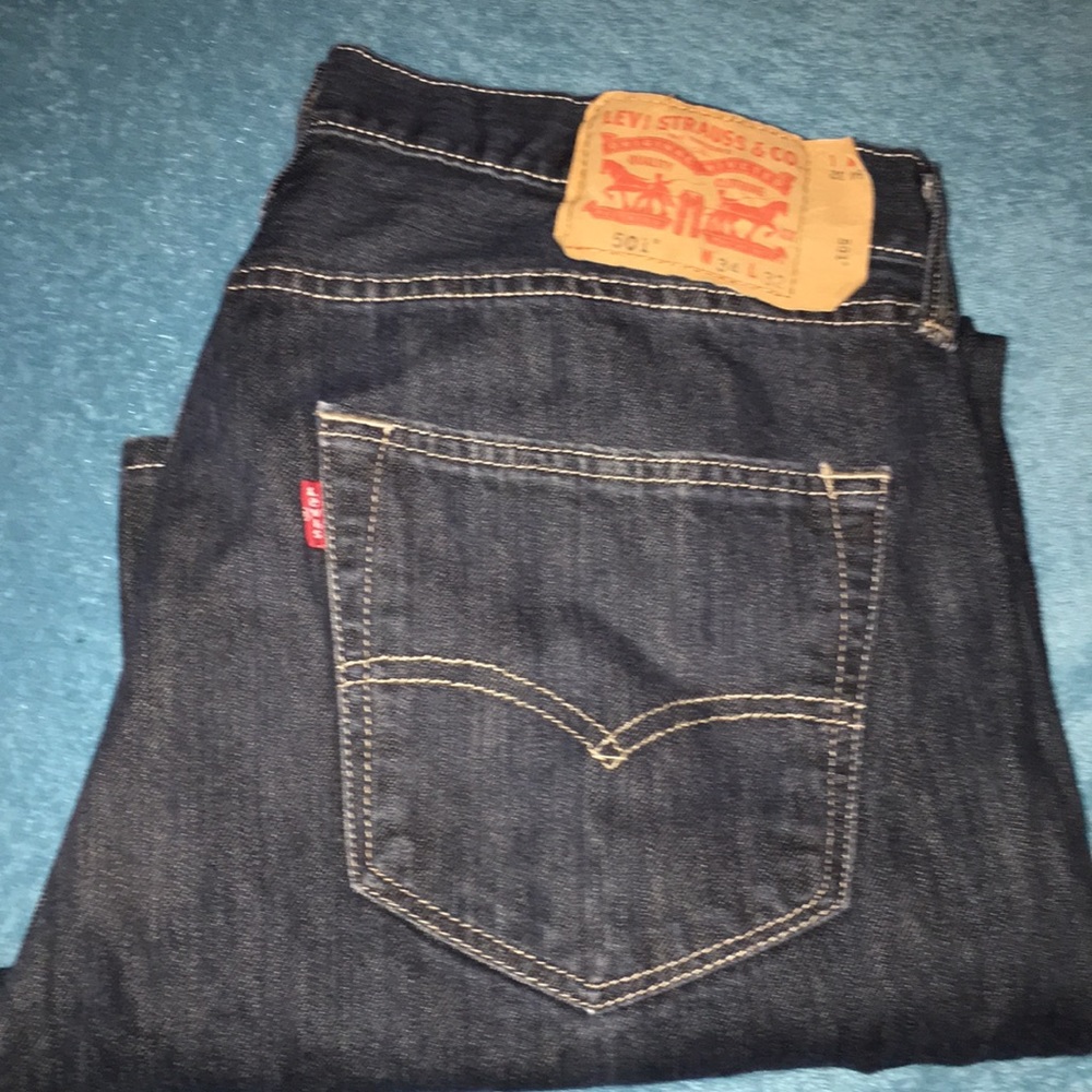Button fly Levi’s 501 fit
